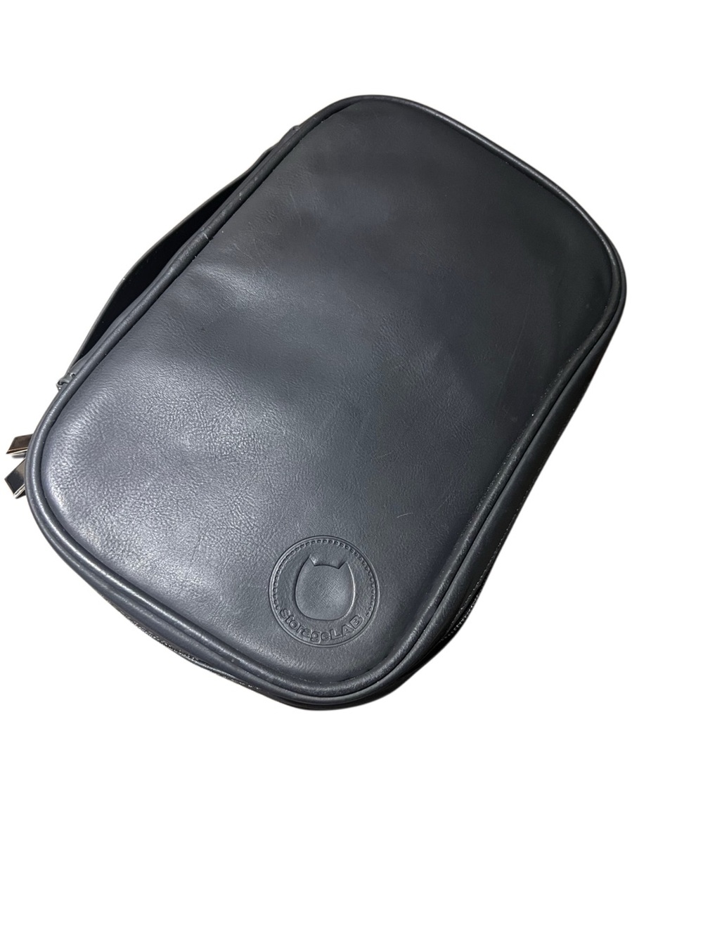 StorageLAB  Black Faux Leather Travel Jewelry Case